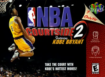 NBA Courtside 2 featuring Kobe Bryant (USA) box cover front